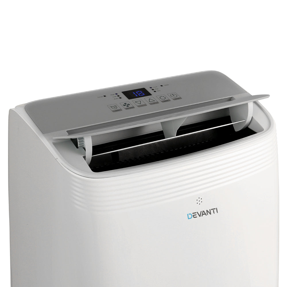 Devanti 12000BTU Portable Air Conditioner Cooling Mobile Fan Cooler Remote 3300W-3