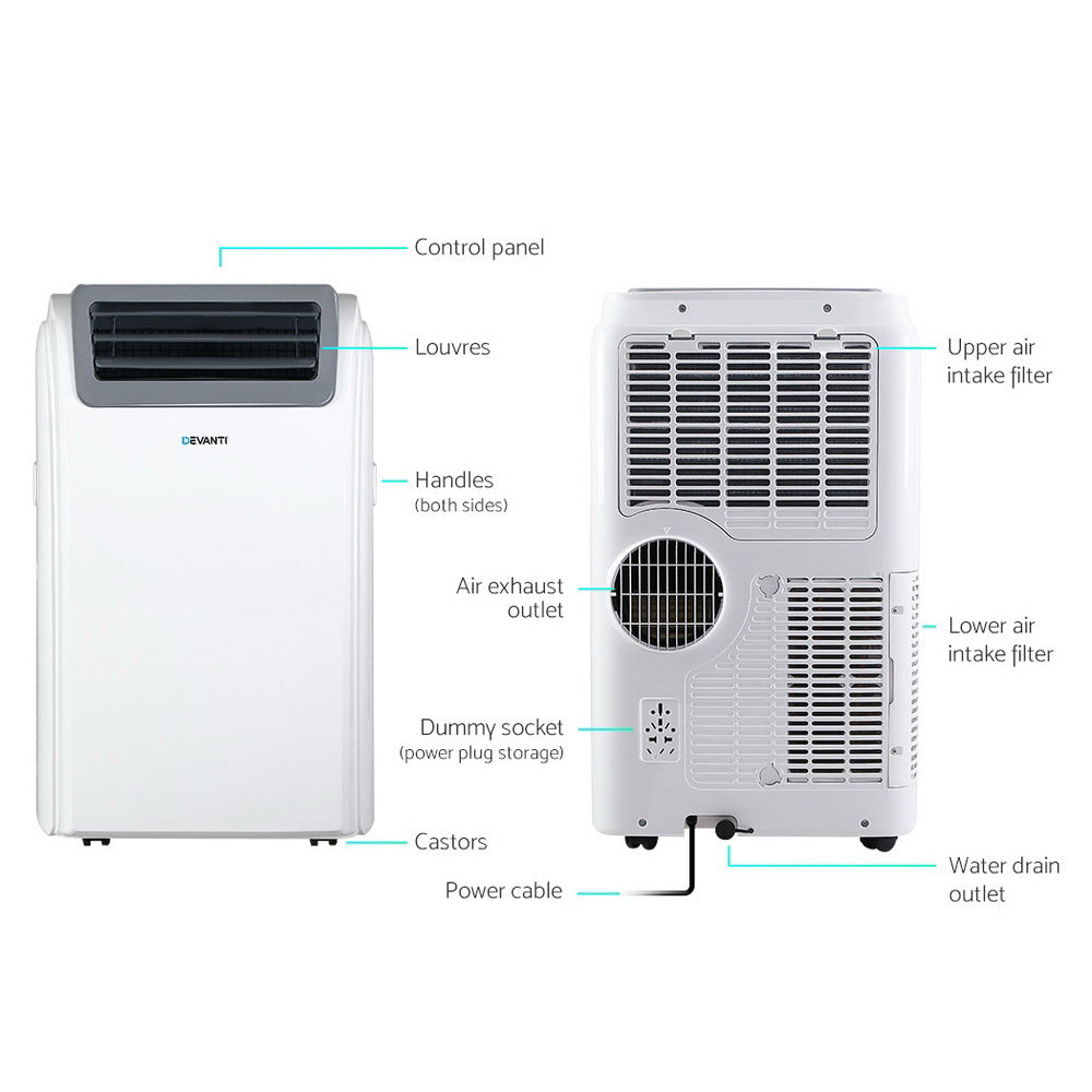 Devanti Portable Air Conditioner WiFi 12000BTU-2