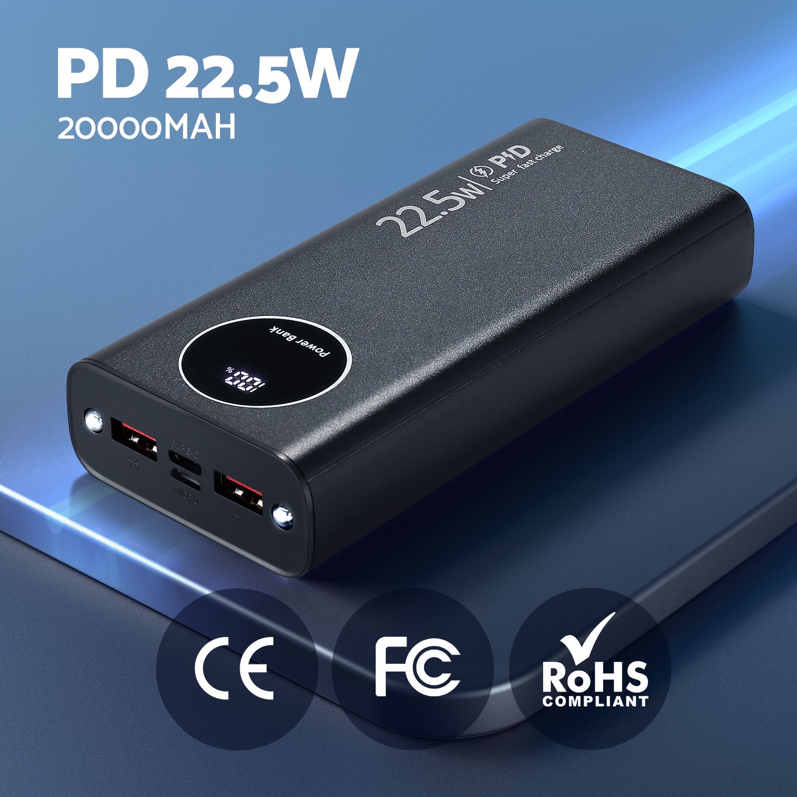 20000mAh Portable Power Bank PD22.5W Quick Charging Fast Charger Phone Battery-3