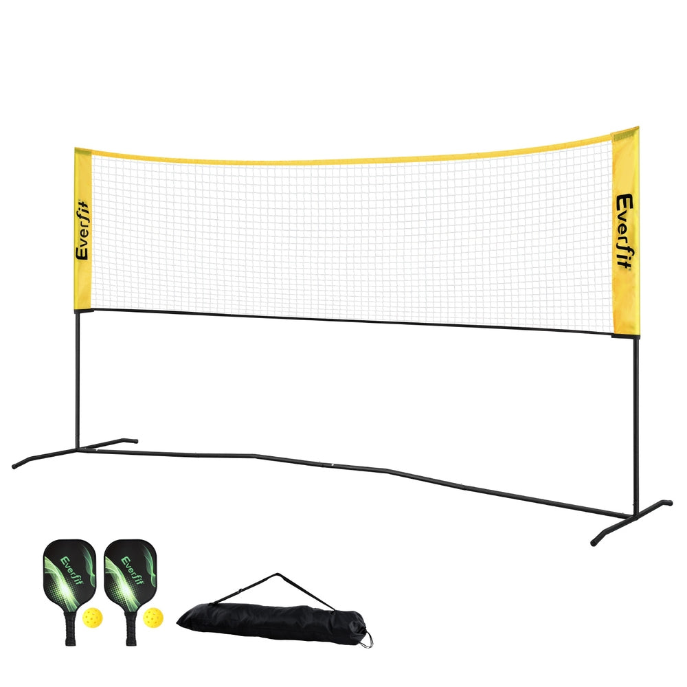 Everfit 10ft Portable Pickle Ball Net Adjustable Multi-Sport for Badminton Tennis Pickleball Volleyball-0