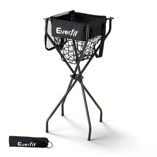 Everfit Portable Ball Cart Foldable Pickleball Tennis Baseball Softball-0