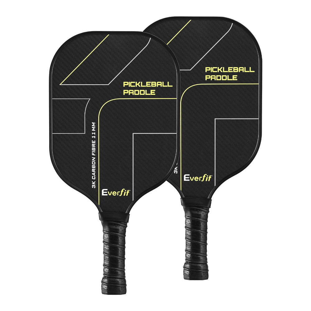 Everfit 2PCS Pickleball Paddles Set Outdoor Pickle Balls Rackets with Cover Bag Training-0