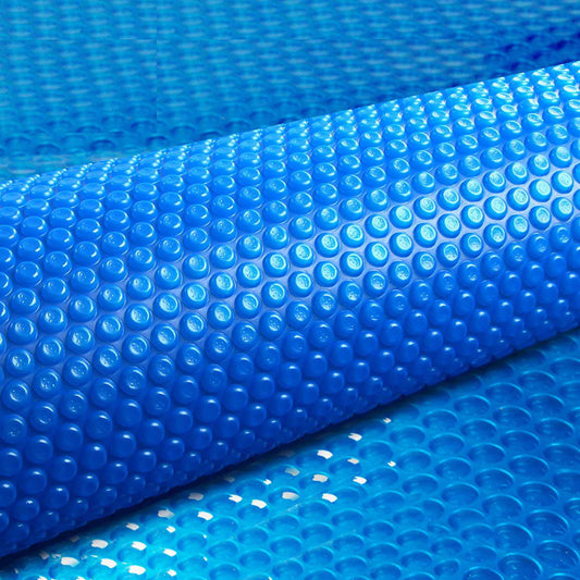 Aquabuddy Pool Cover 500 Micron 10x4m Swimming Pool Solar Blanket Blue-0