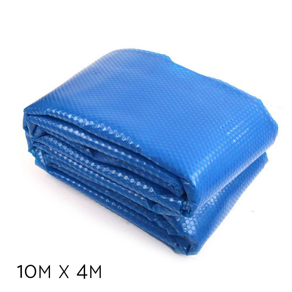 Aquabuddy Pool Cover 500 Micron 10x4m Swimming Pool Solar Blanket Blue-1