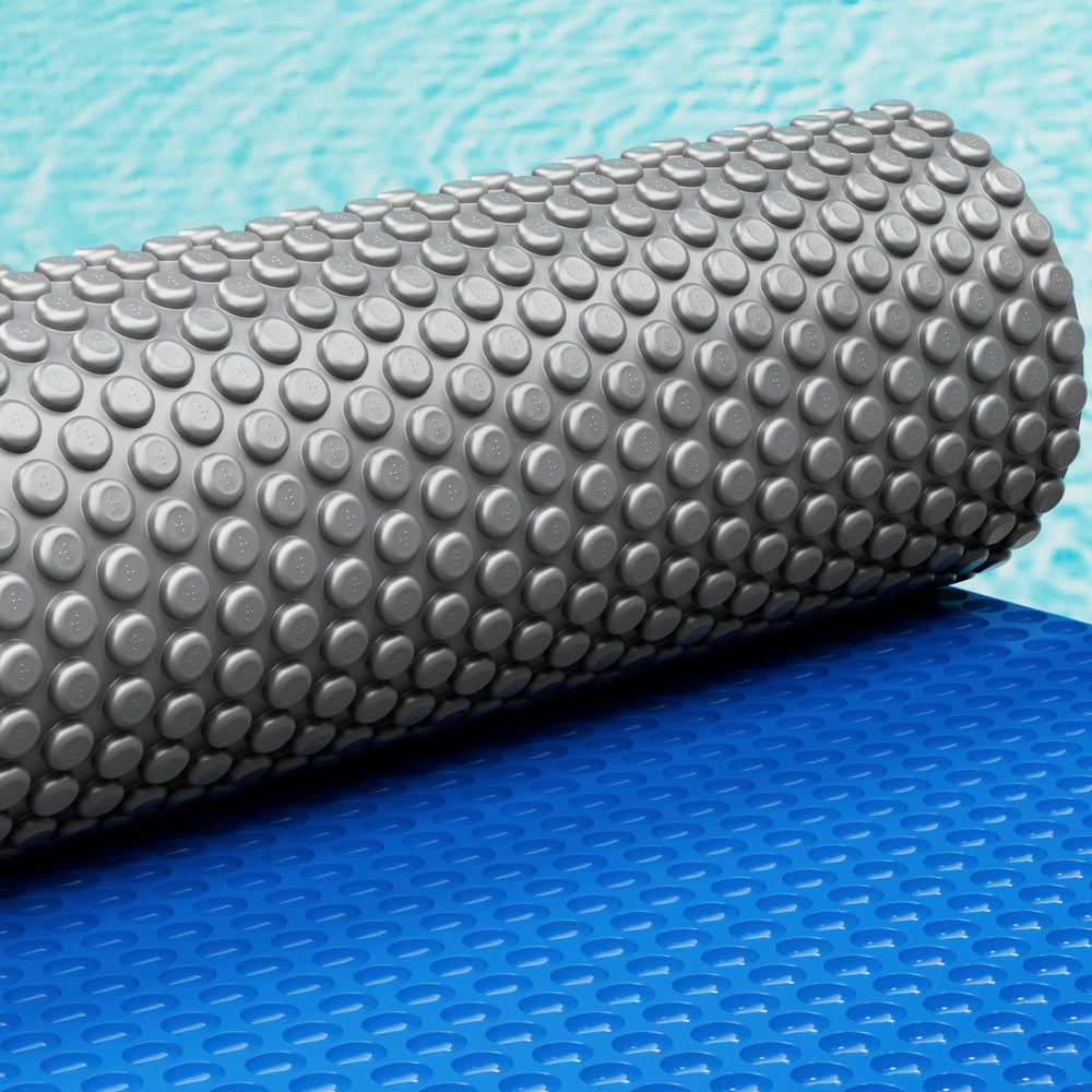 Aqua Buddy Pool Cover 600 Micron Bubble Heat Solar Blanket Blue Silver 10.5x4.2m-6