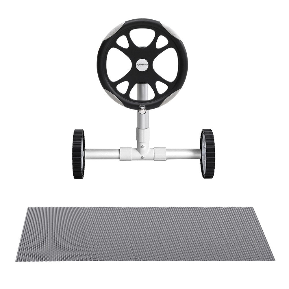 Aqua Buddy Pool Cover 600 Micron Solar Heat Blanket LDPE 10.5x4.2m w/ 5.55m Roller-2