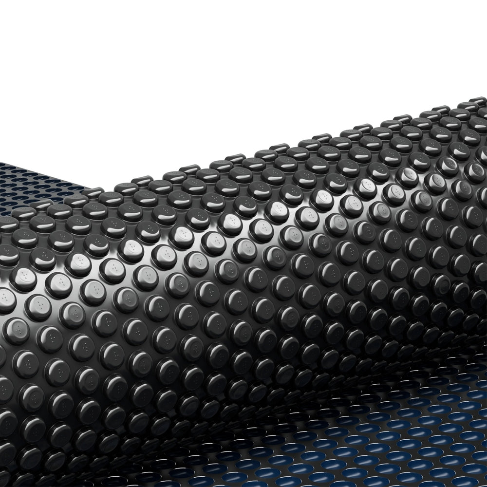 Aqua Buddy Pool Cover 600 Micron 11x4.8m Swimming Pool Solar Blanket Blue Black-0