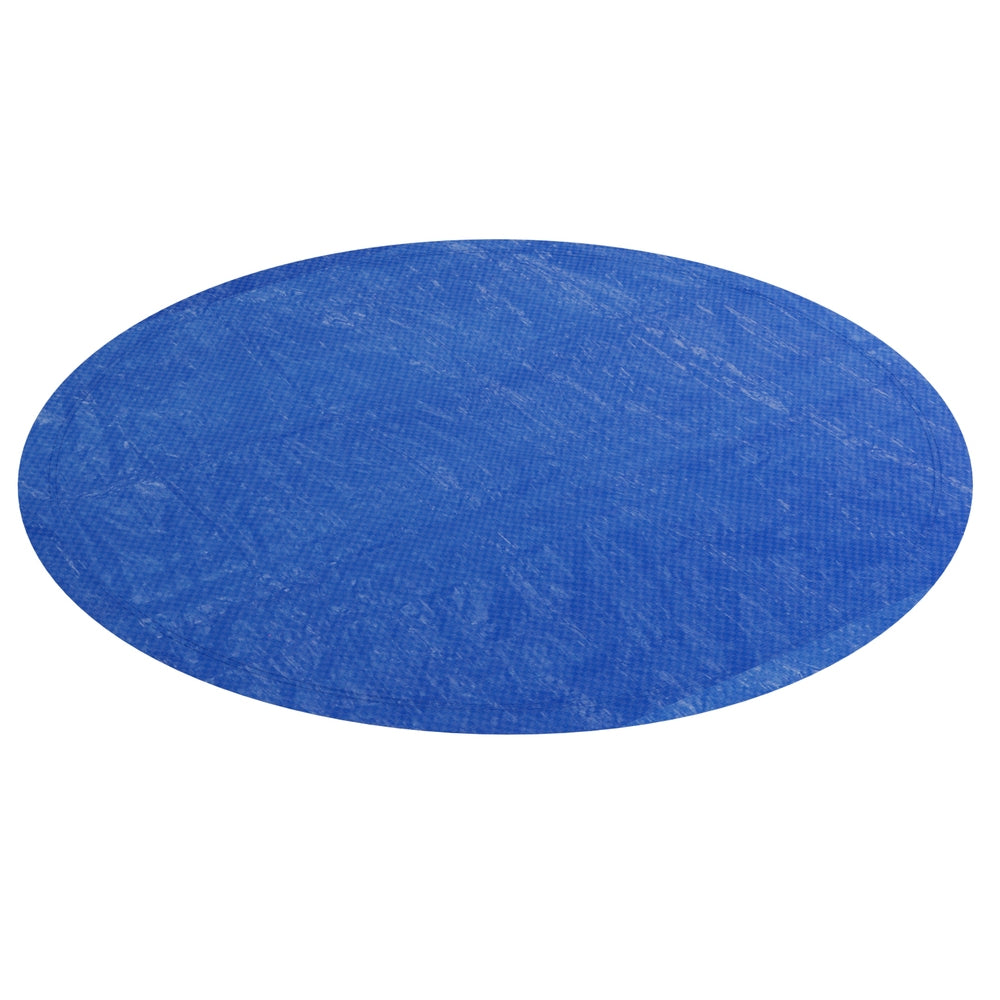 Aquabuddy Pool Cover Fit 2.44m Round Above-ground Ring Swimming Pool Blanket Blue-2