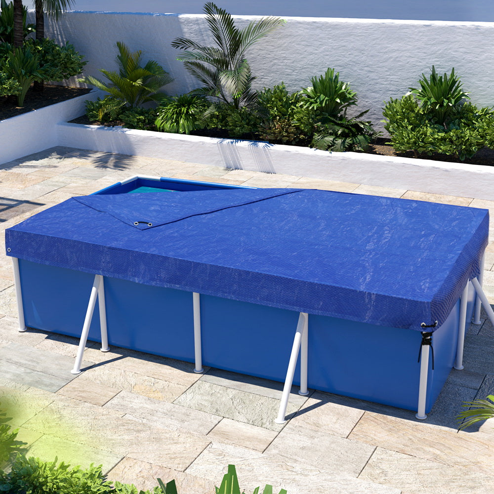 Aquabuddy Pool Cover 3x2m Above-ground Swimming Pool Blanket Blue-0