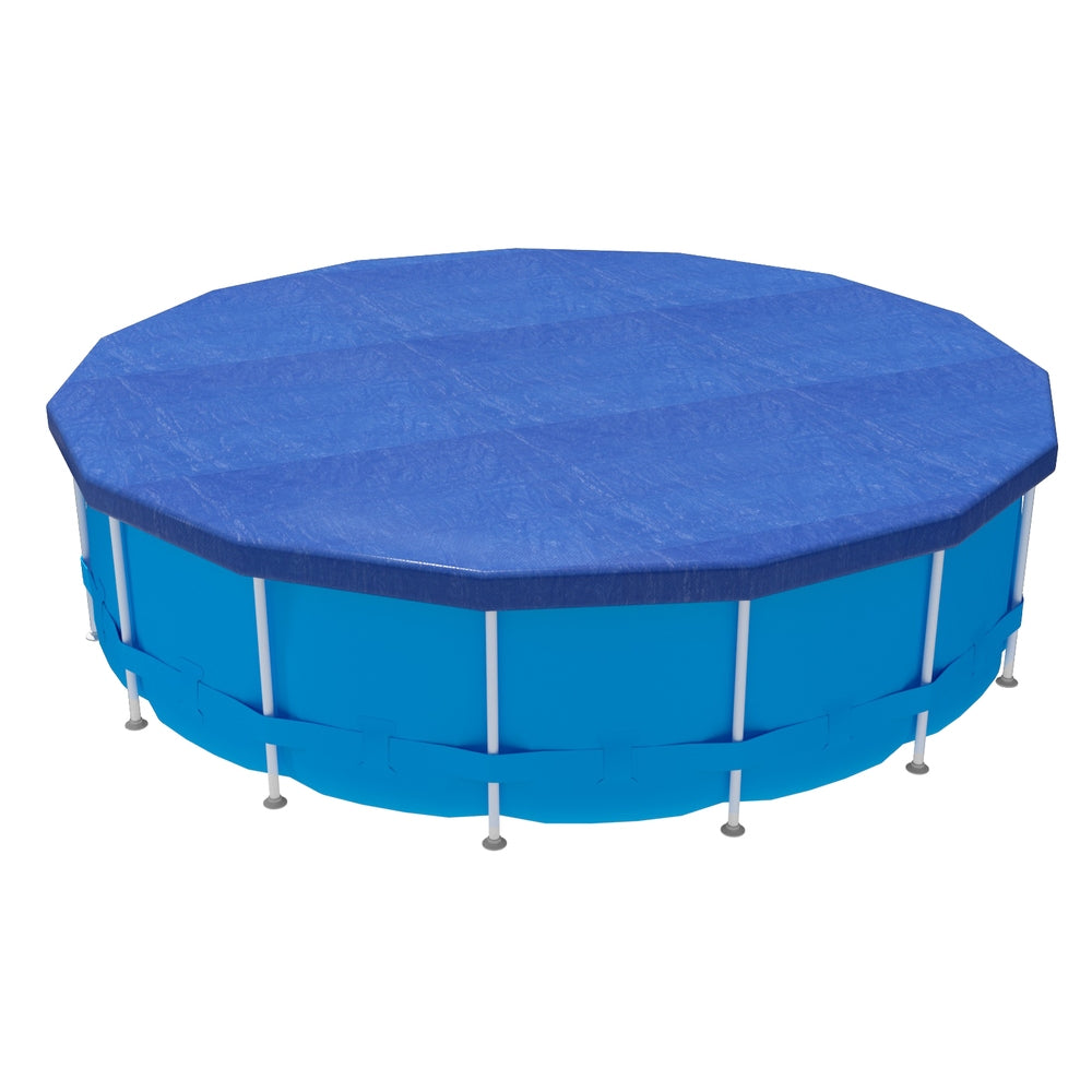 Aqua Buddy Pool Cover Fit 3.66m Round Above-ground Swimming Pool Blanket Blue-6