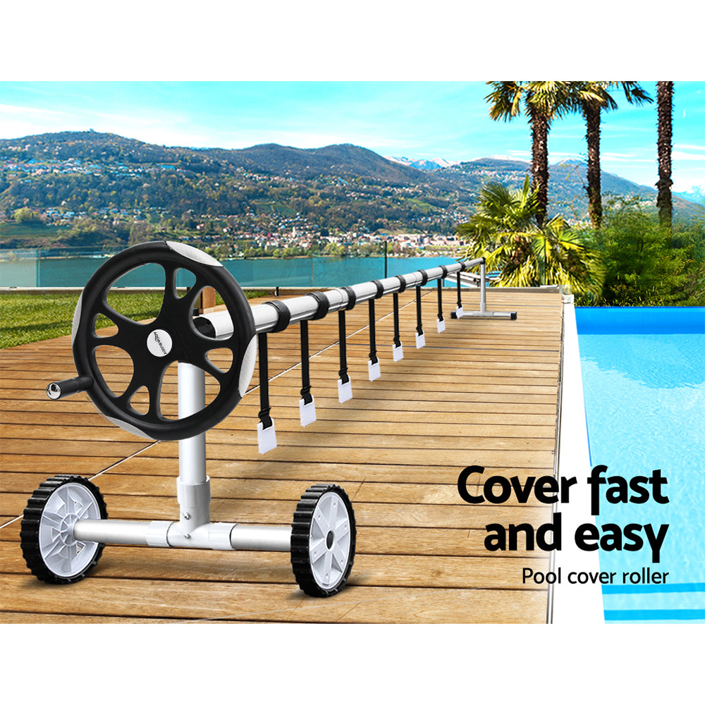 Aquabuddy Pool Cover Roller 5.5m Adjustable Swimming Pool Solar Blanket Reel-4