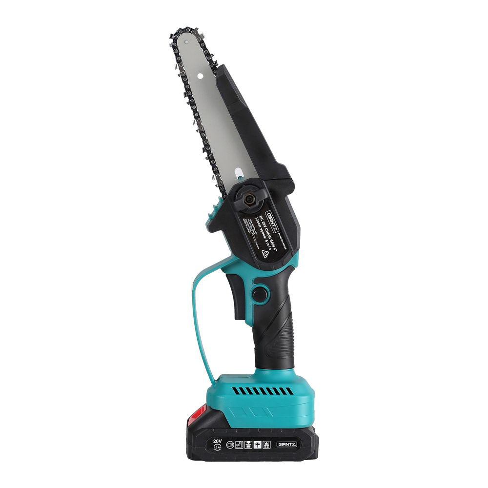 Giantz Telescopic Pole Chainsaw 6 Inch Cordless Tree Trimmer Kit 20V Battery-2