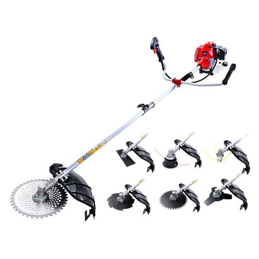 Giantz 62CC Pole Circular Saw Petrol Brush Cutter Whipper Snipper 7-in-1-0