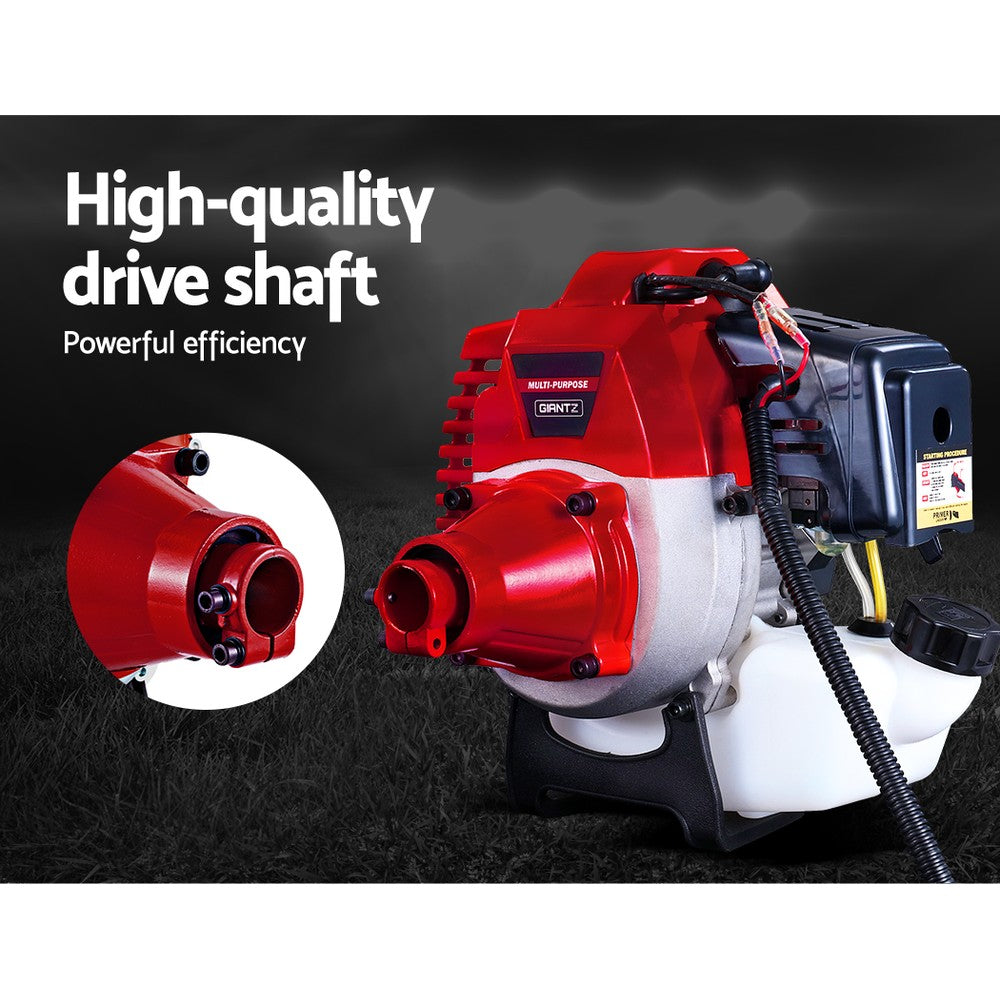 Giantz 62CC Pole Circular Saw Petrol Brush Cutter Whipper Snipper 7-in-1-4