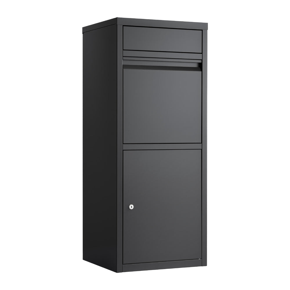 Gardeon Parcel Letterbox Drop Box Package Mailbox Black-2
