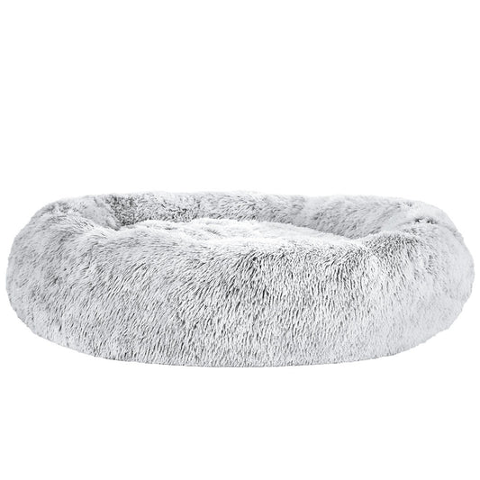 i.Pet Pet Bed Dog Cat 110cm Calming Extra Large Soft Plush Light Charcoal-0