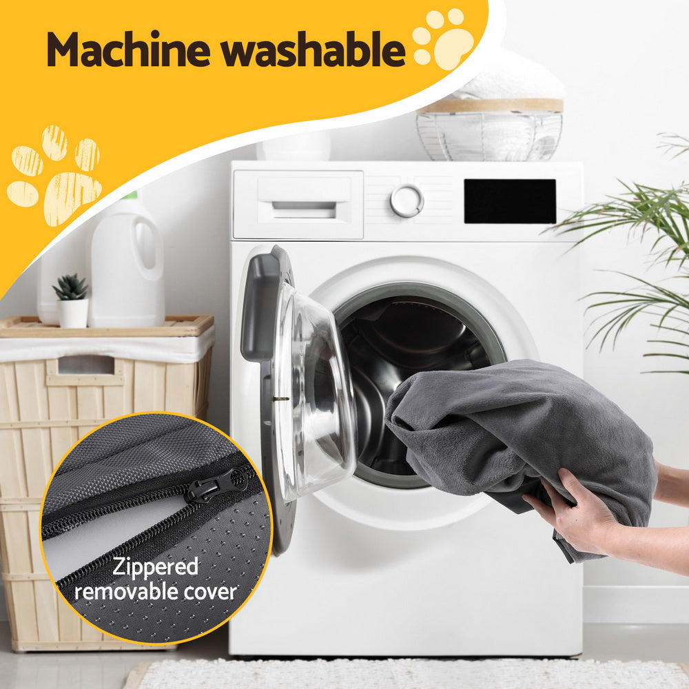 i.Pet Pet Bed Plush Soft Cushion Egg Crate Large Sofa Platform Removable Washable-5