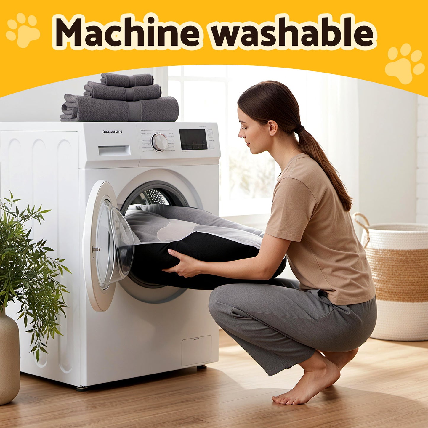 i.Pet Pet Bed Dog Bed Soft PP Cotton Mat Sleeping Comfy Cushion Washable Extra Large-5