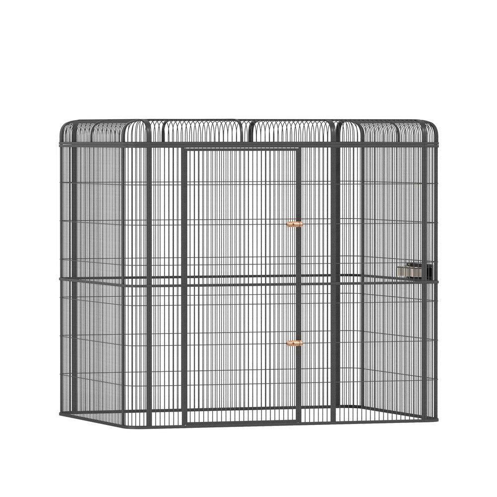 i.Pet Bird Cage Large Walk-in Aviary Budgie Perch Cage Parrot Pet Huge 203cm-0