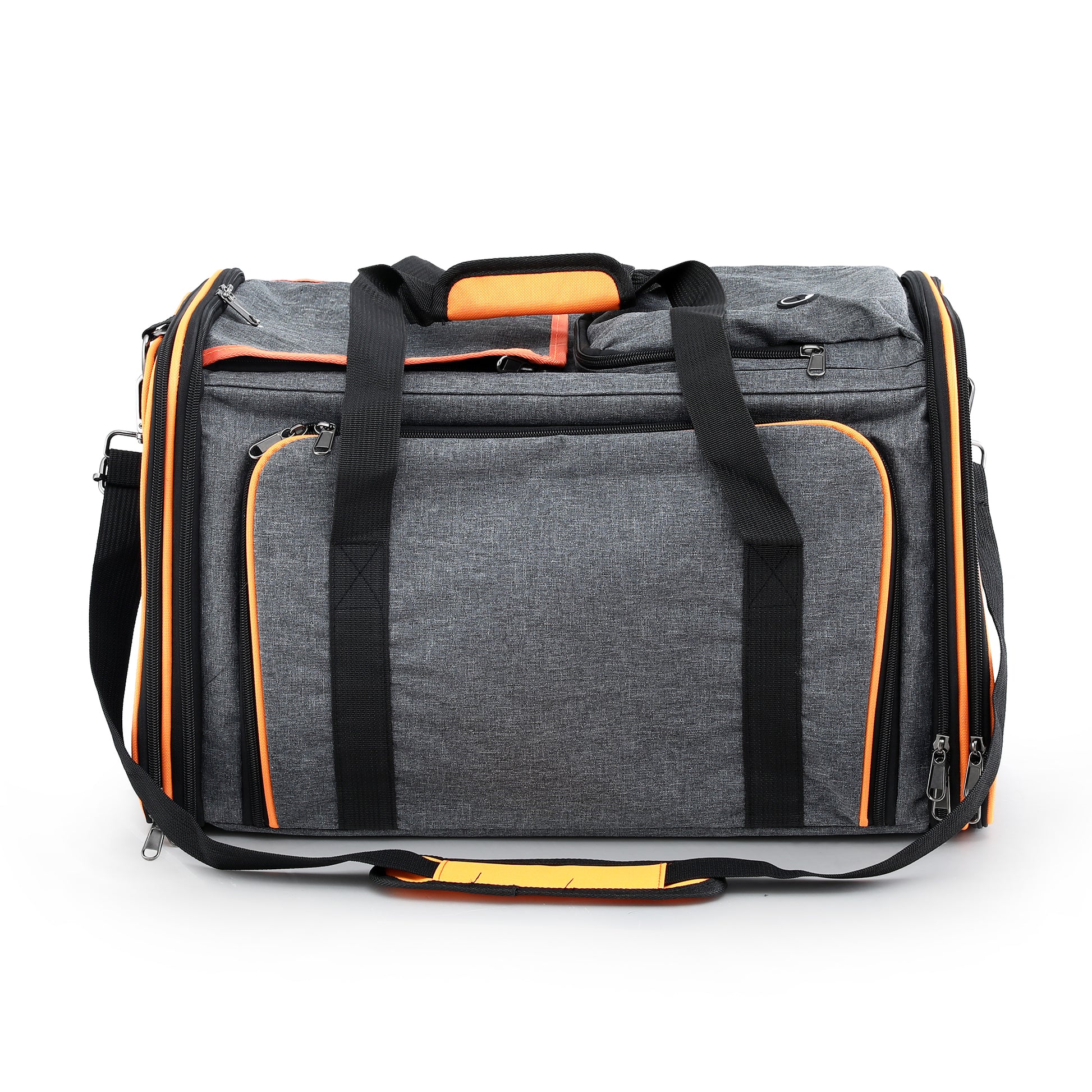 i.Pet Pet Carrier Bag Foldable Expandable Dog Cat Travel Cage Portable Car Kennel-2