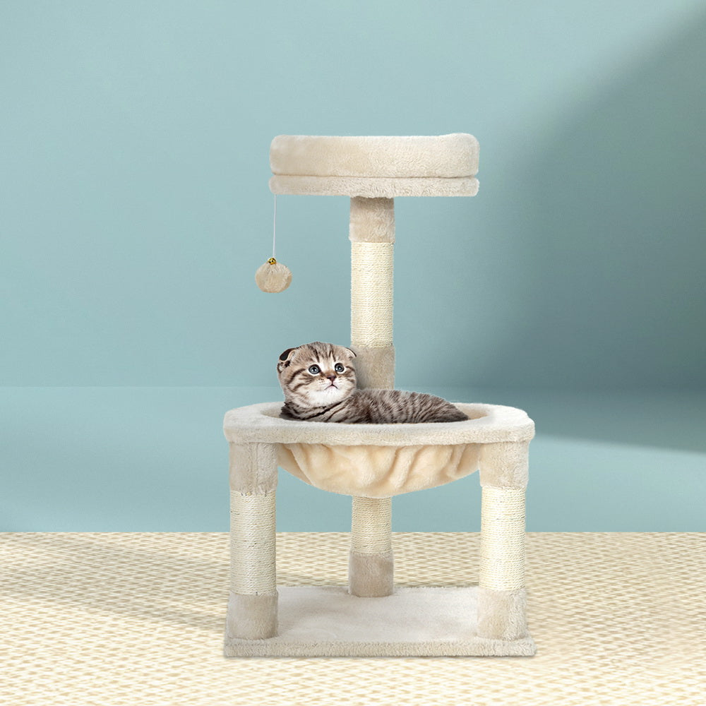 i.Pet Cat Tree 69cm Scratching Post Tower Scratcher Wood Condo Toys House Bed-6