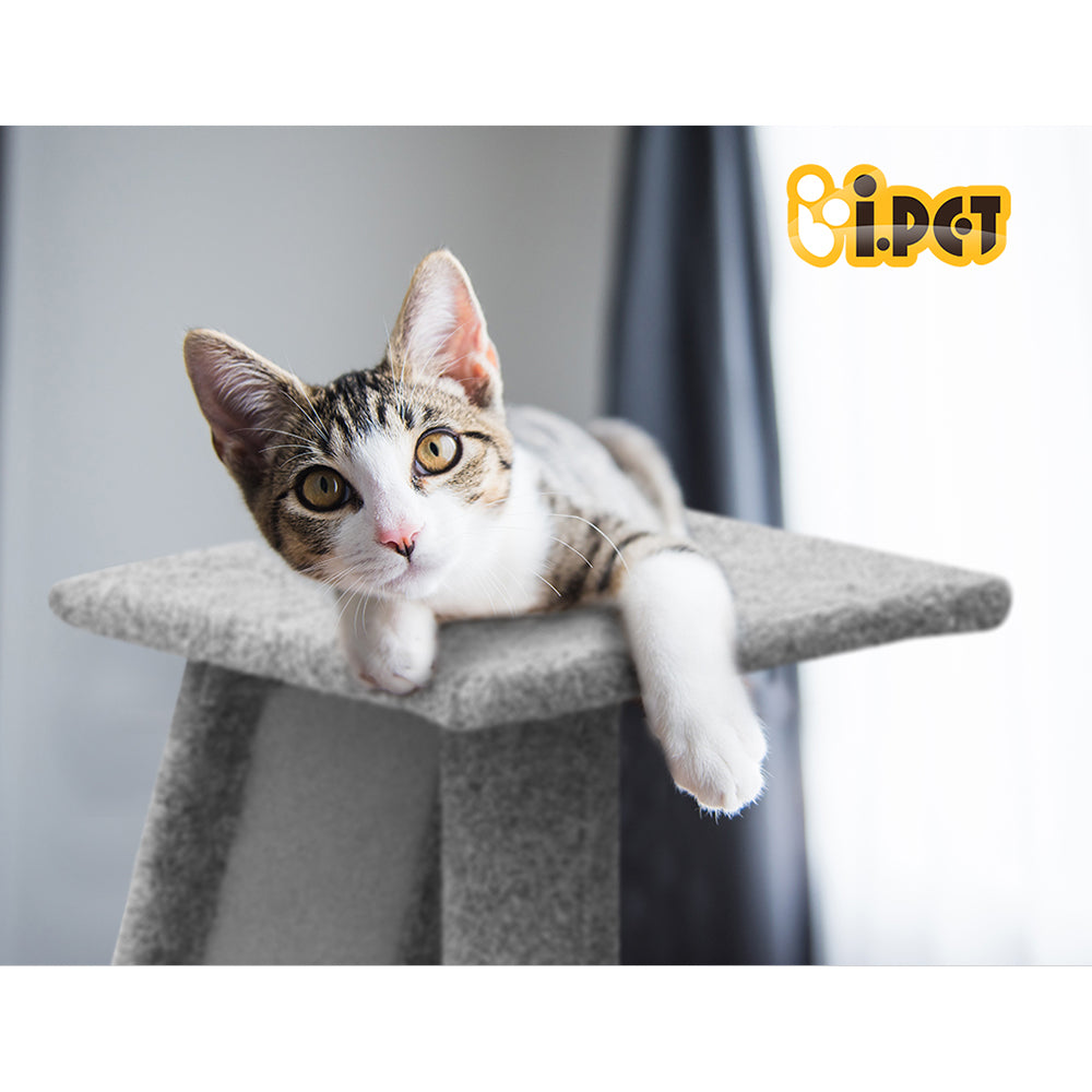 i.Pet Cat Tree 82cm Scratching Post Tower Scratcher Condo Trees Climb House-6