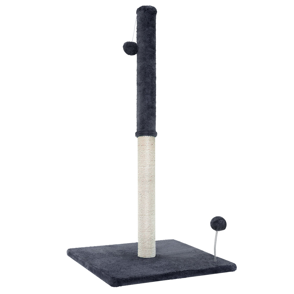 i.Pet Cat Tree 105cm Scratching Post Scratcher Tower Condo House Hanging toys Grey-0