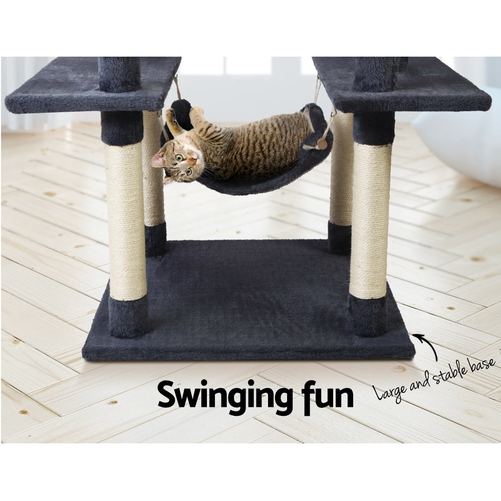 i.Pet Cat Tree 184cm Tower Scratching Post Scratcher Wood Trees Condo Bed House-6