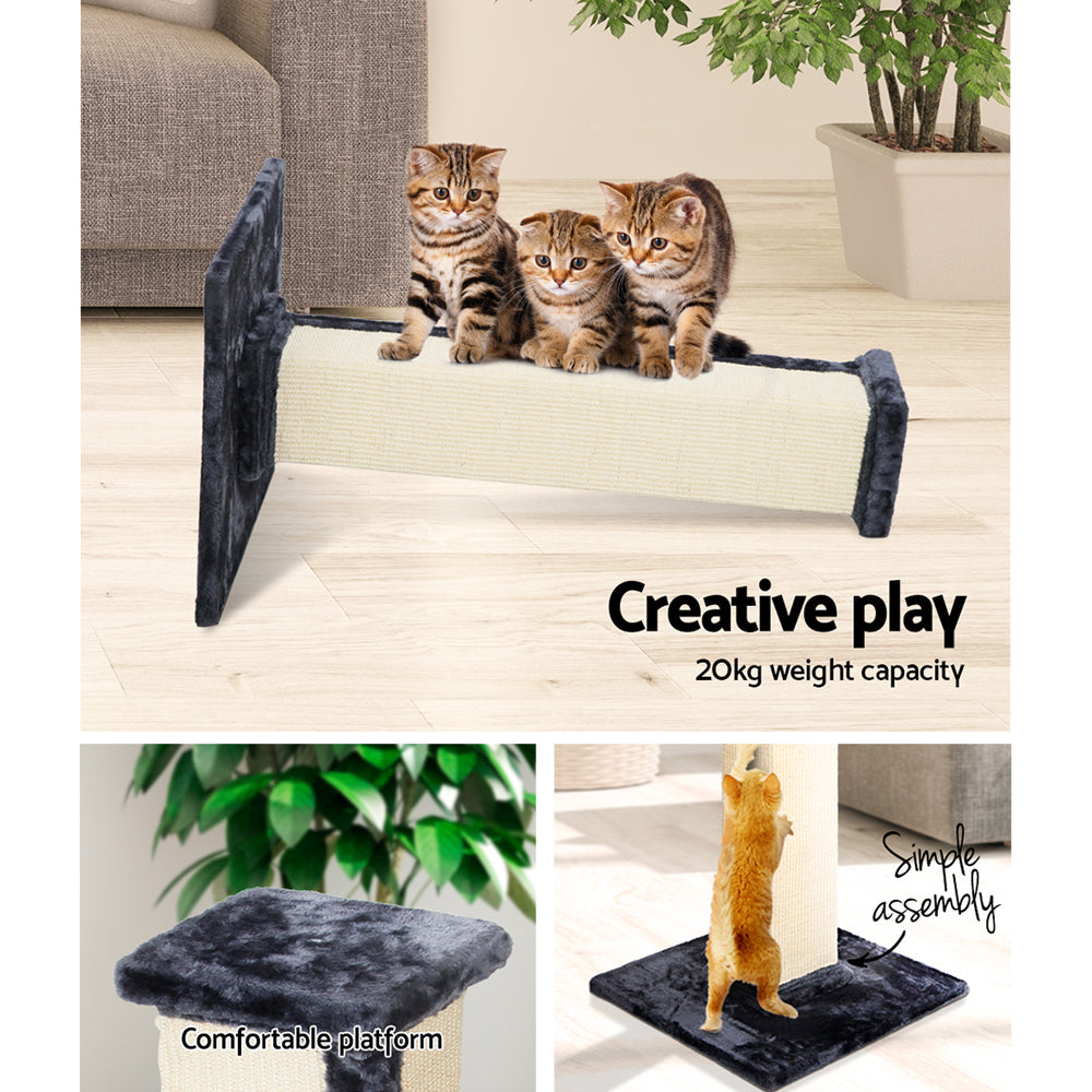 i.Pet Cat Tree 92cm Scratching Post Tower Scratcher Wood Condo Bed House Trees-4