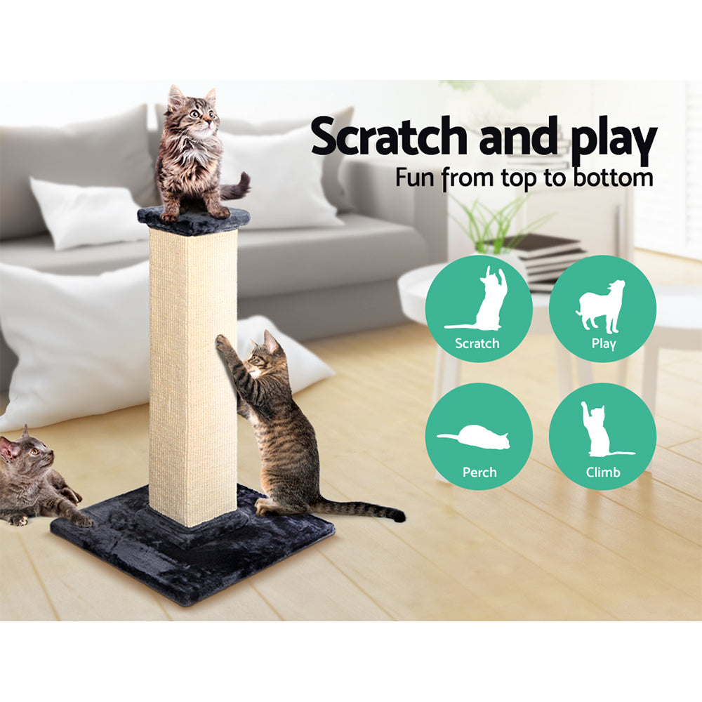 i.Pet Cat Tree 92cm Scratching Post Tower Scratcher Wood Condo Bed House Trees-5