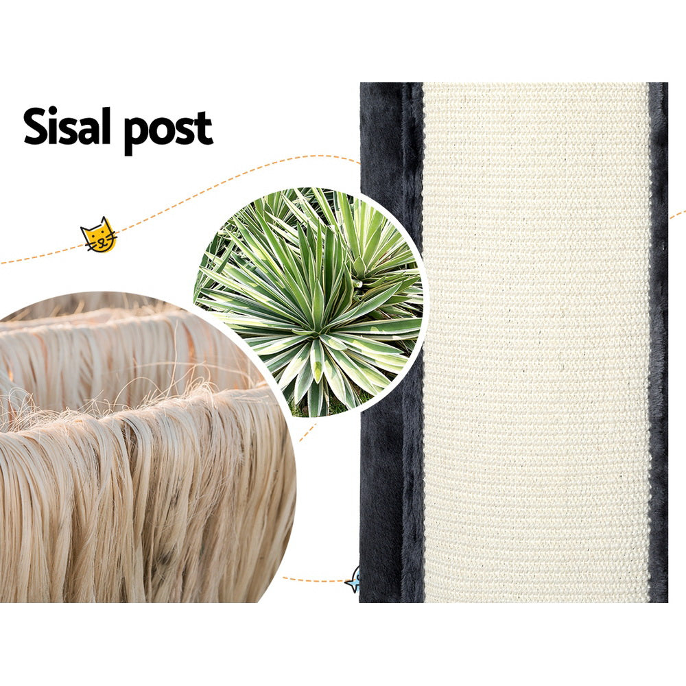 i.Pet Cat Tree Scratching Post Tower Scratcher 70cm Wooden Condo Trees House-4