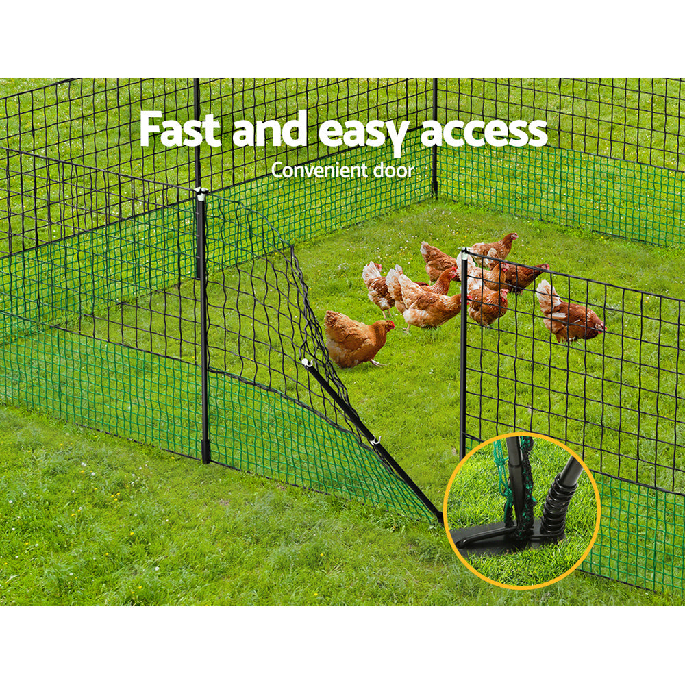 i.Pet Chicken Fence Electric 25Mx125CM Poultry Netting-4