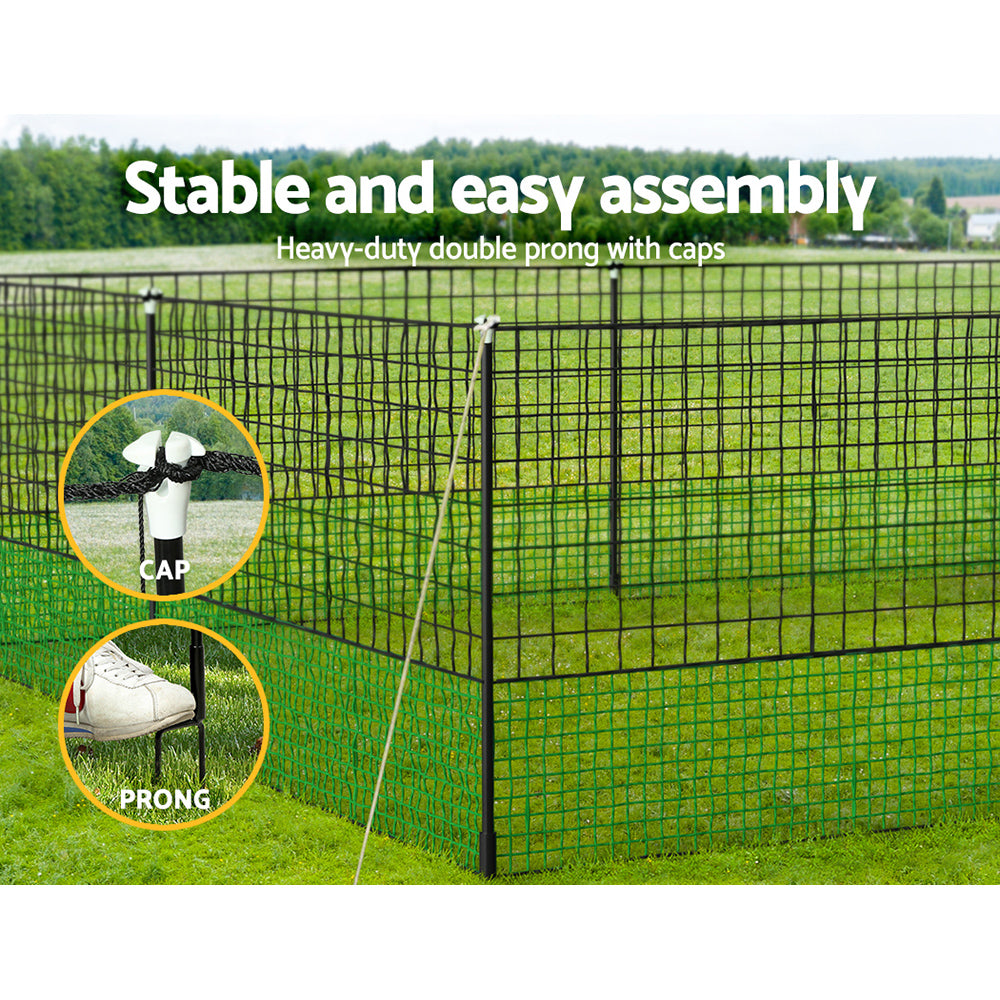 i.Pet Chicken Fence Electric 25Mx125CM Poultry Netting-5