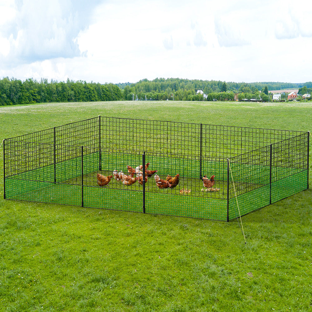 i.Pet Chicken Fence Electric 25Mx125CM Poultry Netting-7