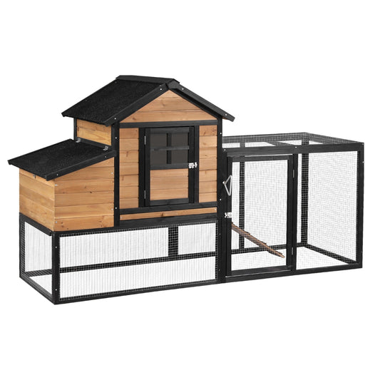 i.Pet Chicken Coop Rabbit Hutch Extra Large Wooden Run Cage Bunny House Outdoor-0