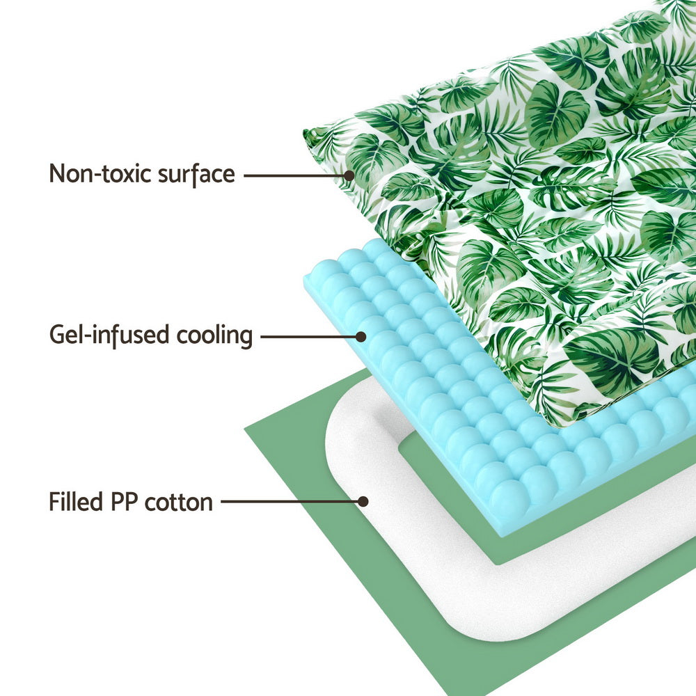 i.Pet Pet Cooling Mat Gel Dog Cat Self-cool Puppy Pad Large Bed Summer Green-3