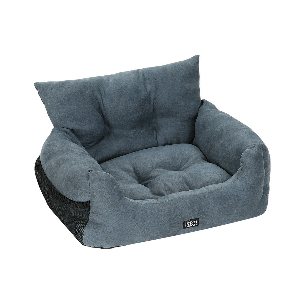 i.Pet Dog Car Seat Booster Cover Pet Bed Portable Waterproof Belt Non Slip Travel-0