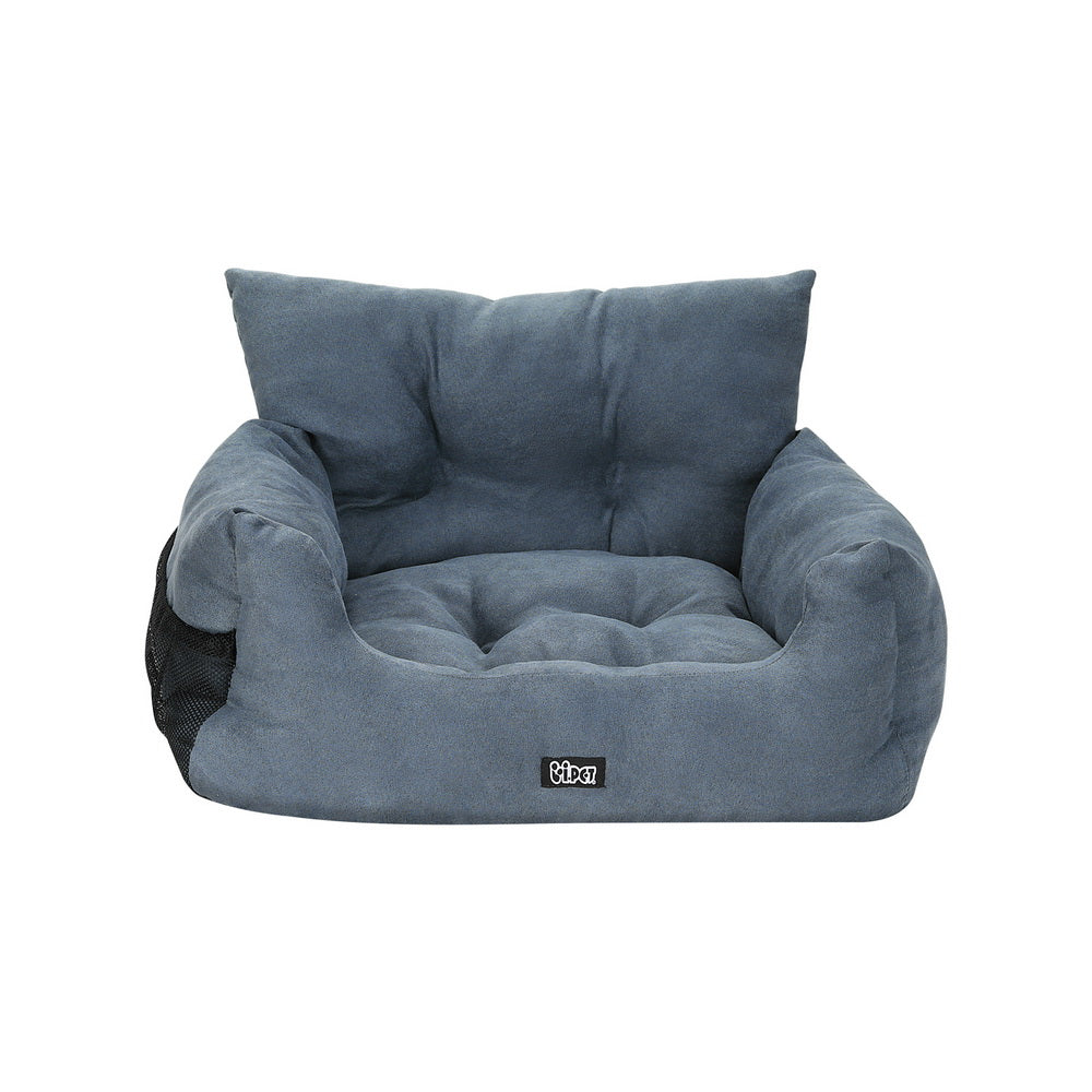 i.Pet Dog Car Seat Booster Cover Pet Bed Portable Waterproof Belt Non Slip Travel-2