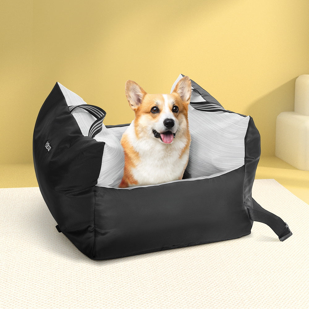 i.Pet Dog Car Seat Booster Cover Dog Bed Portable Waterproof Belt Non Slip-6
