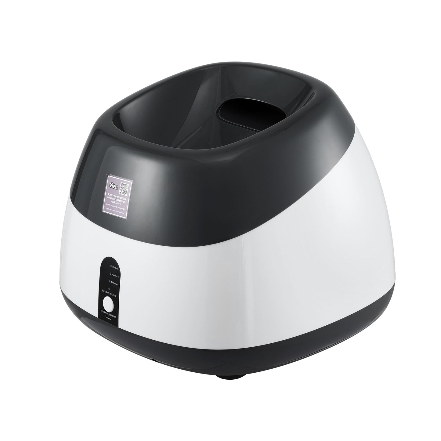 i.Pet Dog Ball Launcher Thrower with 6 ETPU Balls & 14/18/22m Launch Distance Black