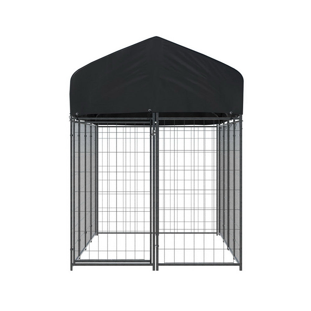 i.Pet Dog Kennel Extra Large House Outdoor Playpen Pet Puppy Metal Backyard-2