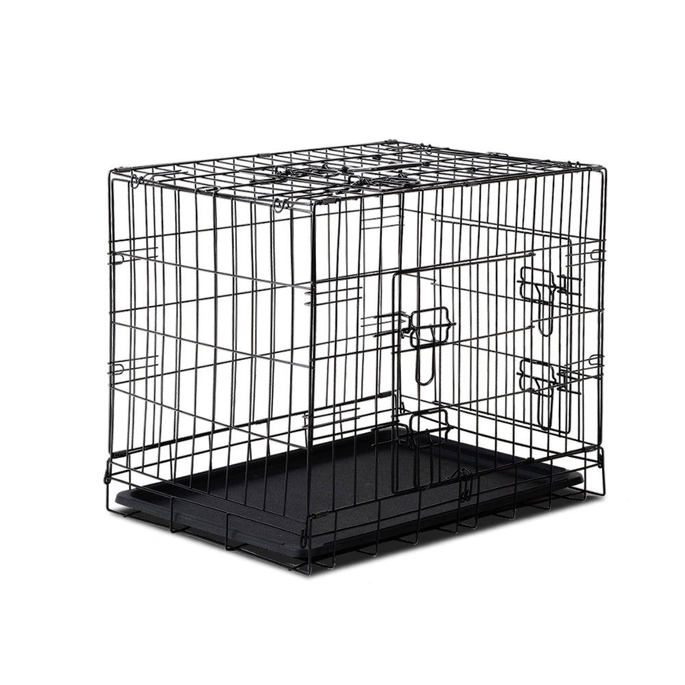 i.Pet 24" Dog Cage Crate Kennel 3 Doors-0