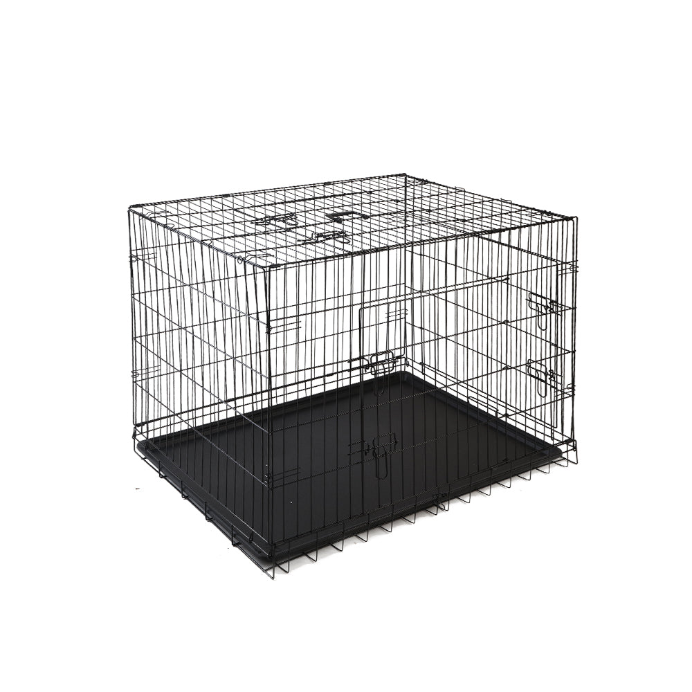 i.Pet 42" Dog Cage Crate Large Kennel 3 Doors-0