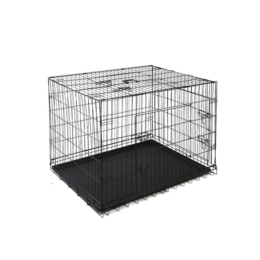 i.Pet 42" Dog Cage Crate Large Kennel 3 Doors-0