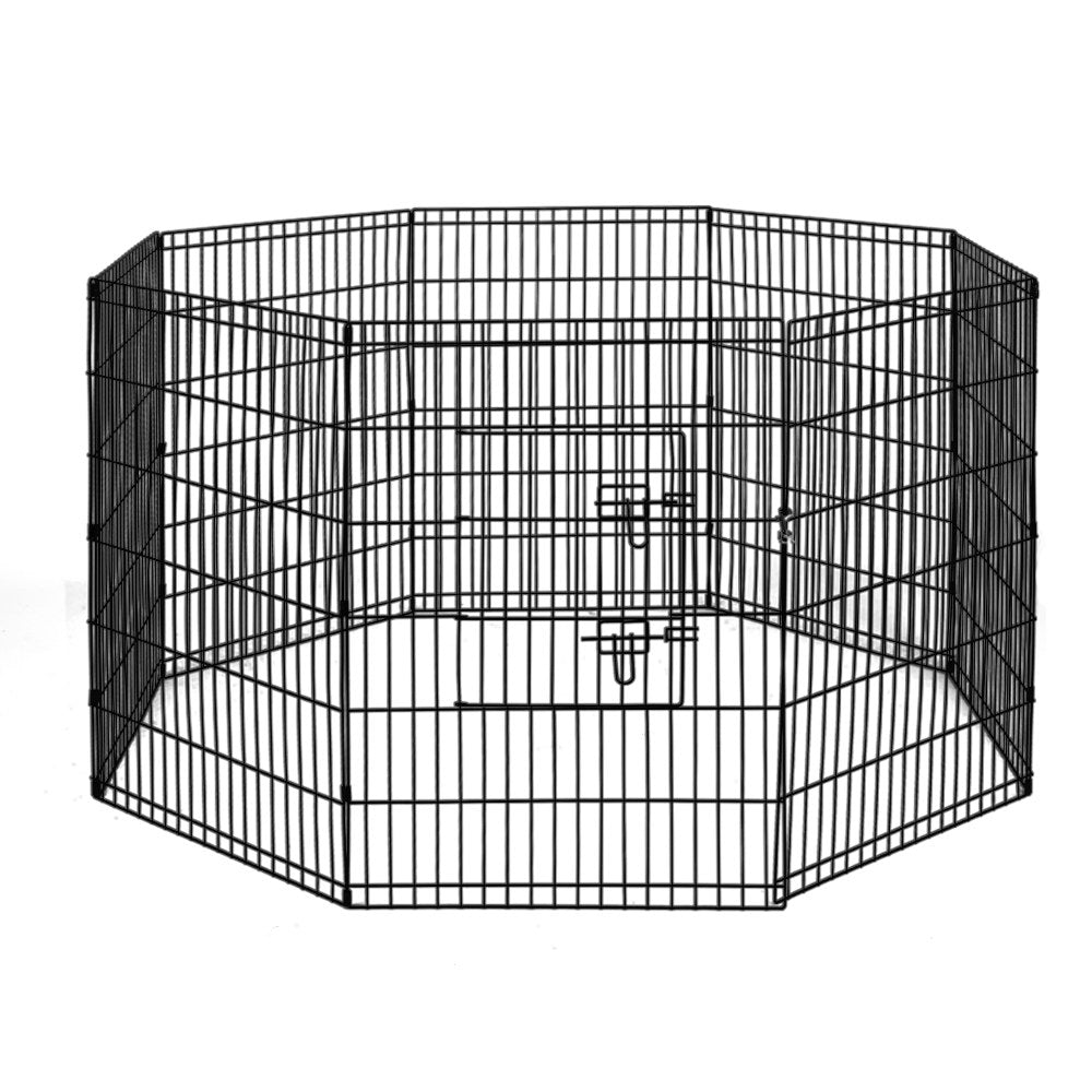 i.Pet 36" 8 Panel Dog Playpen Pet Fence Exercise Cage Enclosure Play Pen-0