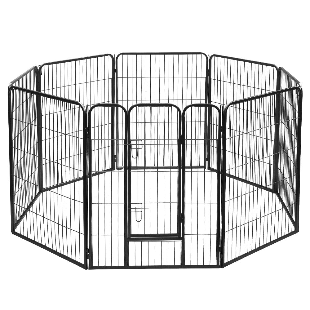 i.Pet 40" 8 Panel Dog Playpen Pet Exercise Cage Enclosure Fence Play Pen-0