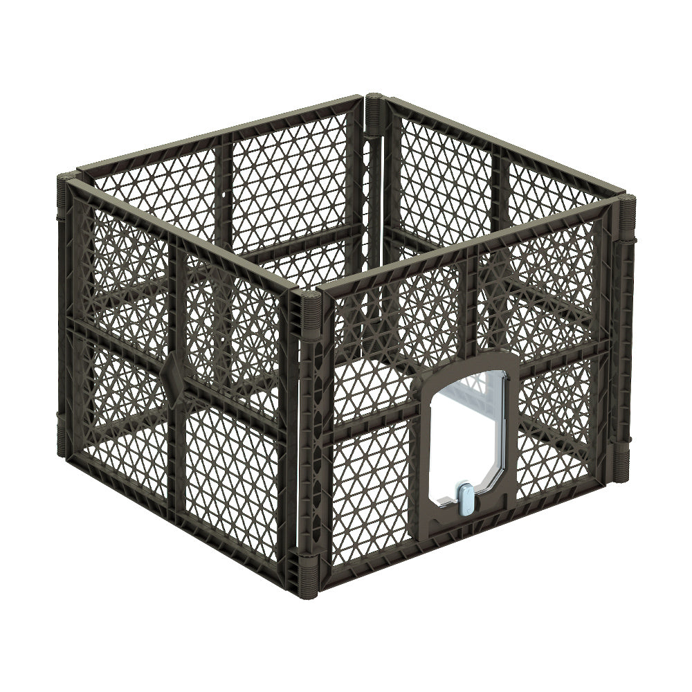 i.Pet Dog Playpen Enclosure 4 Panel Pet Fence Plastic Play Pen-3
