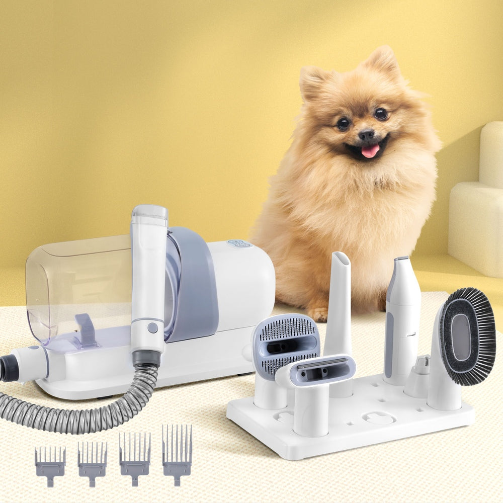 i.Pet Pet Grooming Kit Vacuum Dog Cat Hair Dryer Remover Clipper Brushes Cleaning-6