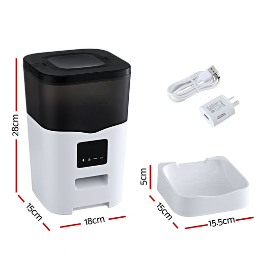 i.Pet Automatic Pet Feeder Dog Cat Feeder Wifi 3L Auto Smart Food Dispenser-1