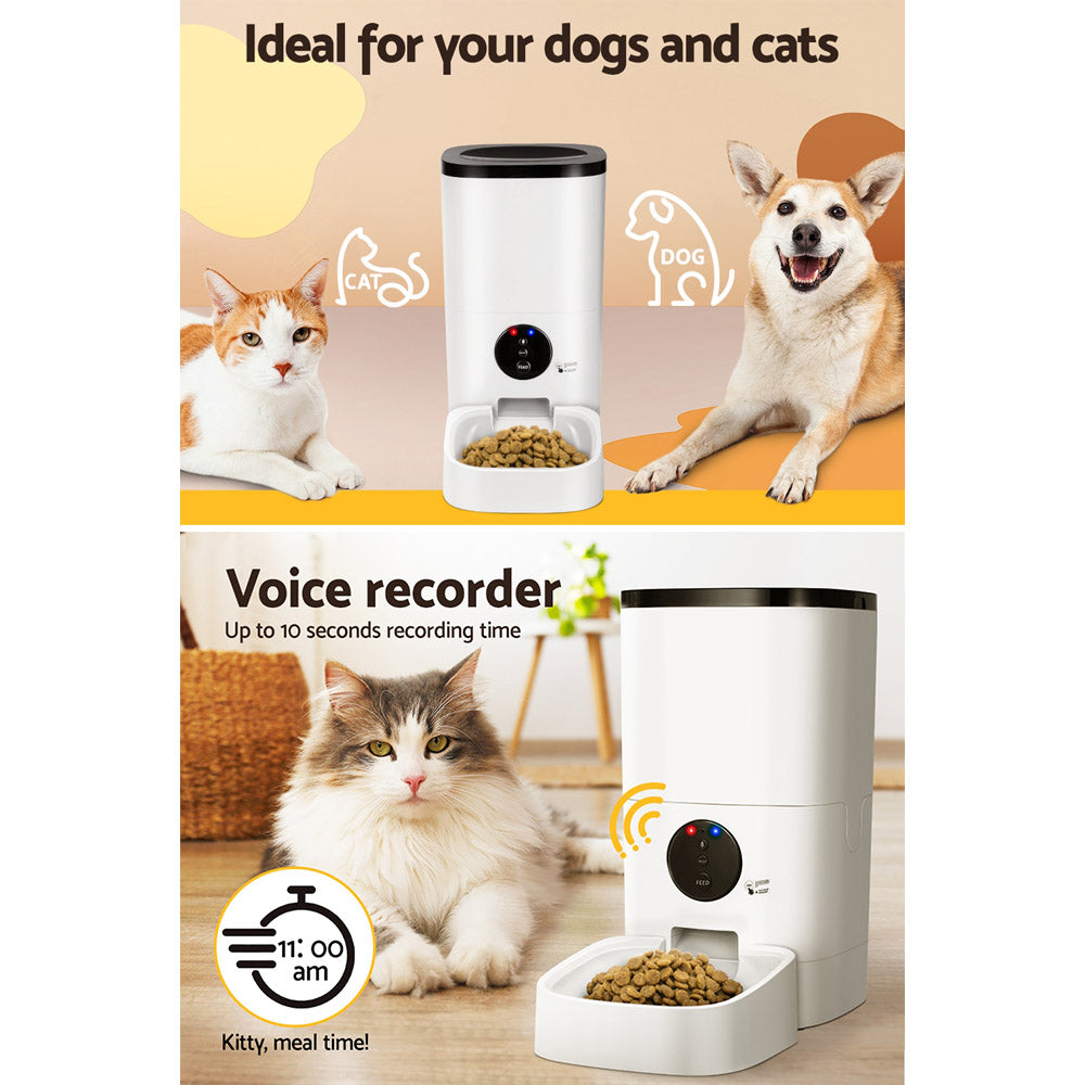 i.Pet Automatic Pet Feeder 6L Wifi Auto Dog Cat Smart Food Dispenser Timer-5